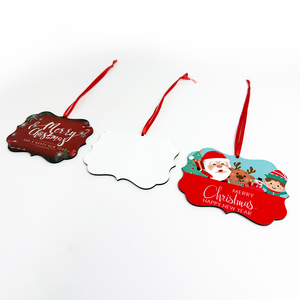 Actividades de artesanía para niños Navidad Bienes raíces Mesa de arena Decoración Sublimación Mdf en blanco Casas de Navidad Adornos - Product Image 5