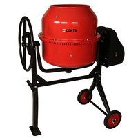 Bétonnière LONTA CM200 200L pour usage domestique, petite, mini, mobile, portable, à moteur électrique, pour la construction, bétonnière électrique