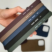 Étui Pop-up FineWoven de qualité originale de qualité supérieure pour iPhone 15 Pro Max étui de téléphone tissé fin à couverture magnétique