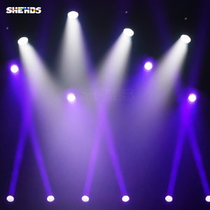 Shehds 7x40W rửa ánh sáng <span class=keywords><strong>DMX</strong></span> giai đoạn di chuyển đầu chiếu sáng đám cưới RGBW <span class=keywords><strong>LED</strong></span> DMX512 cho DJ Đảng KTV đèn đầy đủ màu sắc - Product Image 4