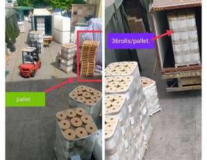 <span class=keywords><strong>Pellicola</strong></span> Estensibile Jumbo da 18 e 20 Pollici, <span class=keywords><strong>Trasparente</strong></span>/<span class=keywords><strong>Nera</strong></span>/Rossa, 17/20/23 Micron, 80GA, Rotolo di Plastica per Imballaggio - Product Image 6