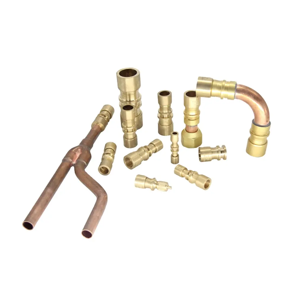 Air Conditioner Braze-free connection Brass fittings Brass Compression Reducing Coupler Copper parts of air conditioner