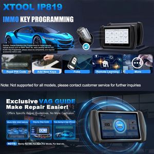 XTOOL IP819 OBD2 tarayıcı araç teşhis aracı otomotiv tarayıcı OBDII kod okuyucu anahtar kodlama aracı PK OTOFIX D1 CRP919E - Product Image 6