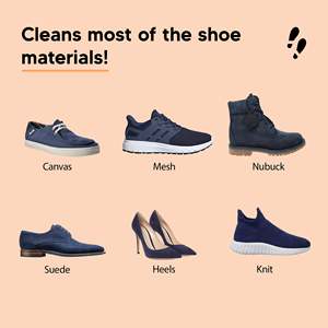 Spray Renovador de Gamuza Azul Marino con 2 Toallitas Limpiadoras de Zapatos, Restaura el Color, Revive la Gamuza, Nubuck y Zapatos de Malla Desgastados - Product Image 6