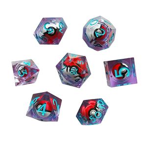 Deskjoy D20 Jeu de dés polyédriques en résine Pokeball 20mm Stone Metal pour Donjons & Dragons Tabletop TRPG Playgroups COC Cthulhu - Product Image 3