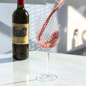 Wholesale <strong>Luxury</strong> Custom Goblet Crystal Swirl Striped Ribbed Stemmed Cocktail Glass Striped <strong>Champagne</strong> <strong>Flute</strong> Glasses - Product Image 3