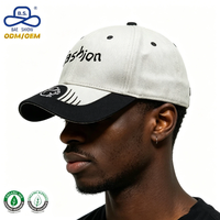 Casquettes de baseball unisexes en tissu délavé, style bicolore, avec logo brodé personnalisé, certifiées FAMA, pour toutes les occasions