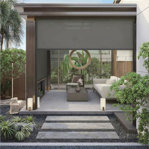 공장 맞춤형 고품질 방풍 롤 블라인드 내구성 있는 차양막 파티오 도어용 비 가림막 어닝 - Product Image 2