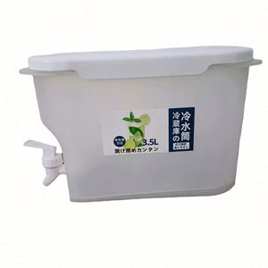 ถังน้ำเย็นสำหรับตู้เย็นความจุขนาดใหญ่3L พร้อมก๊อกพลาสติกเครื่องจ่ายเครื่องดื่มเย็น - Product Image 6