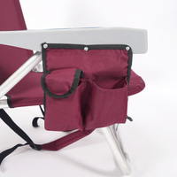 Chaise pliante de plage d'été 2024, confortable, en aluminium, portable, légère, chaise lune, tissu Oxford pour usage extérieur