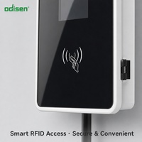 Nouvelle borne de recharge AC 7kW GB/T à une seule prise, 32A, RFID, écran LCD, IP54, sur pied, boîtier métallique, colonne de 1200mm, pour parking en cour