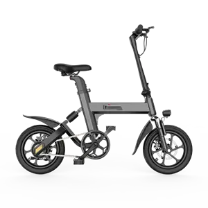 Folding Electric Bicycle Adults Foldable Bicycle 3 Speed Aluminium 14inch Wheels Removable Battery City Bicycle with Disc Brake