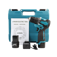 Perceuse sans fil légère 16,8 V alimentée par batterie au lithium, tournevis électrique rechargeable sans balais, perceuse électrique multifonction