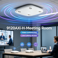 Punto de Acceso Inalámbrico 9120AXI-H Ruckus 802.11ax de Doble Radio para Interiores, Punto de Acceso Wi-Fi 6 Comercial de Alta Densidad