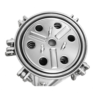 Carcasa de Filtro de Agua de Alta Presión de Acero Inoxidable de 30 Pulgadas con Puertos NPT de 3 Pulgadas y Presión Máxima de Operación de 10 Bares - Product Image 6