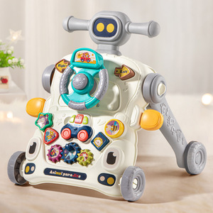 ANDADERA PARA BEBE Multifuncional, Carro de Empuje para Niños Pequeños, Andadera Montessori 3 en 1, Andadera de Aprendizaje para Sentarse y Ponerse de Pie - Product Image 1
