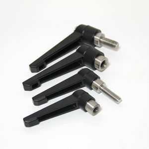 Kenop Mesin Logam Baja Tahan Karat, Pegangan Pengunci Tuas yang Dapat Disesuaikan - Product Image 1