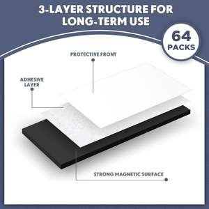 4 feuilles magnétiques adhésives 4 x 6 pouces avec support adhésif, autocollants magnétiques découpables, papier magnétique flexible à peler et coller pour photos et loisirs créatifs - Product Image 4