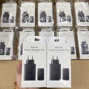 Adaptador de carga rápida de enchufe de la UE del Reino Unido de 65W, cargador de pared tipo C, cargador de viaje para Samsung Galaxy, cargador de viaje, 65W, - Product Image 2