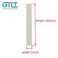Xizi Ots Gen2 Patin de guidage trois-en-un pour cabine d'ascenseur 200*25*6mm, patin coulissant en polymère haute résistance à l'usure, pièce de rechange pour ascenseur