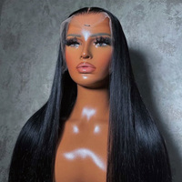 Pelucas de Cabello Humano Natural Ondulado Vietnamita al por Mayor, Pelucas Frontales de Encaje Transparente HD 13x4 para Mujeres Negras, Mejor Proveedor