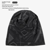 Nouveau bonnet tricoté unisexe imperméable pour sports de plein air, séchage rapide, respirant, absorbant la transpiration, fin