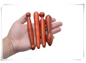 Akupunktur-Massagestab aus Holz, Runder Massagestab zur Muskelentspannung, Massagehilfe - Product Image 6