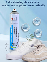 Kit de nettoyage imperméable pour baskets, shampoing efficace pour chaussures, détachant, nettoyant mousse pour intérieur de voiture et chaussures, spray multi-usages