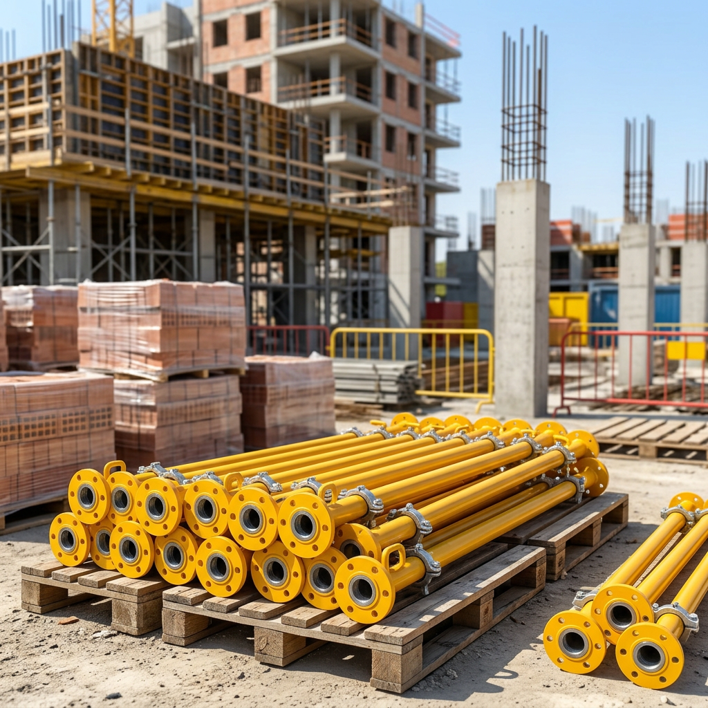 U Head Shoring Prop Electro-Galvanized Acrow U Fork Scaffolding Steel Prop Accessories for Residential Building Construction · image 1