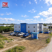 Bâtiment commercial en métal préfabriqué ZW pour entrepôt logistique et atelier industriel en structure d'acier pour le Canada