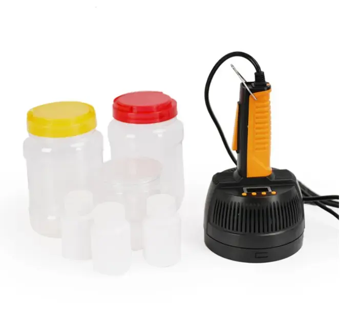 20-90 MM el plastik cam şişe mühürleyen alüminyum folyo kolay kullanım indüksiyon sızdırmazlık ağız makinesi