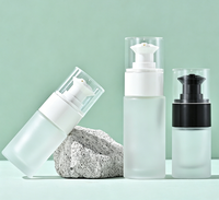 Flacon pompe 10ml-30ml pour crème BB et essence, flacon transparent pour fond de teint, flacon de lotion 15ml