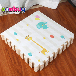 <span class=keywords><strong>Tapis</strong></span> de sol rond pour bébé, accessoire d'intérieur pour ramper, petits éléphant, le miroir, en mousse eva, 4 pièces, 9 cm - Product Image 3