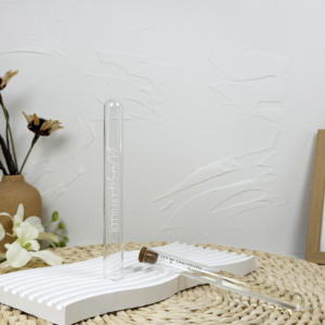 Hot Selling Flat Bottom Mini Clear Glass Sample Test Tube 30mm With Bamboo Lid <b>Cork</b> - Product Image 5