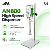 Disperseur de laboratoire AN800 2000-10000 tr/min – Mélangeur dissolvant pour liquides difficiles à mélanger et décomposition de matériaux solides