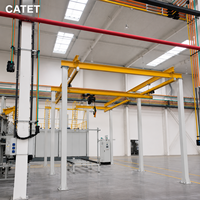 Équipement de levage modulaire compact KBK pour salle blanche, à faible émission de particules, avec rail en aluminium pour atelier de semi-conducteurs