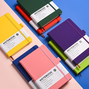 A5 biểu tượng tùy chỉnh PU bìa cứng máy tính xách tay chủ Bút Đàn hồi ban nhạc cuộc họp máy tính xách tay Tạp Chí doanh nghiệp tùy biến - Product Image 2