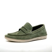 Mocassins décontractés assortis pour hommes et femmes, grandes tailles, semelles épaisses, chaussures plates en daim, nouveau style automne, chaussures de marche
