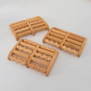 5 рядов, деревянный роликовый массажер для ног - Product Image 5