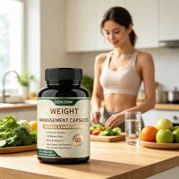 Capsules de gestion du poids au thé vert de haute qualité, saveur fruitée, suppléments nutritionnels énergisants pour adultes, hommes et femmes