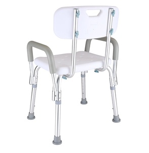 Siège réglable de chaise de douche en aluminium de bain roulant de 360 pour des barres d'appui de salle de bains âgées et handicapées - Product Image 5