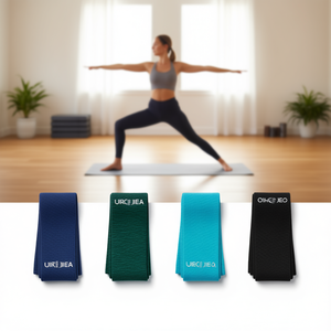 Bandeaux de yoga élastiques pour femmes, 4 pièces, en coton et élasthanne, couleur unie, confortables pour la gym, l'entraînement quotidien et le style de vie décontracté - Product Image 2