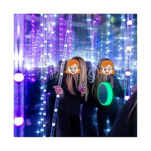 <span class=keywords><strong>Escape</strong></span> Activate Octopus Push Led Light Button Juego de desafío interactivo Entretenimiento Juego de laberinto de espejo interior - Product Image 1