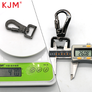 Collar para perro, hebilla de correa negra mate para perro, <span class=keywords><strong>12mm</strong></span>, 15mm, 20mm, 25mm, 32mm, 38mm, gancho de seguridad resistente, Clip de <span class=keywords><strong>Metal</strong></span> con resorte - Product Image 3