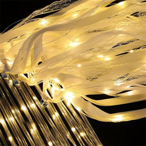 Varitas de <span class=keywords><strong>hadas</strong></span> LED con cinta y cascabeles, las más vendidas para fiestas y bodas, varitas de <span class=keywords><strong>hadas</strong></span> de seda luminosas para recepciones de bodas, fiestas rave, conciertos y cumpleaños - Product Image 4