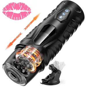 7 thrusting & xoay với cốc hút mạnh mẽ cho dương vật kích thích masturbator Cup Pocket Pussy đồ chơi người lớn cho nam giới