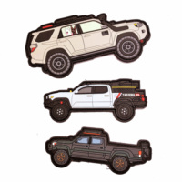 Patchs en PVC personnalisés 2D 3D Patches en caoutchouc personnalisés Patch de voiture agréable pour véhicule