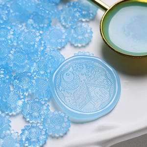 Gránulos de cera semitransparentes con forma de girasol, cera de parafina para sellos de boda, kits de fabricación de velas DIY - Product Image 2