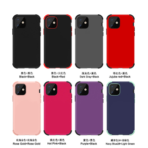 Caja del teléfono celular al por mayor suave <span class=keywords><strong>de</strong></span> silicona y caucho pintura PC <span class=keywords><strong>funda</strong></span> para teléfono móvil para <span class=keywords><strong>iPhone</strong></span> <span class=keywords><strong>11</strong></span> 12 Pro Max - Product Image 6