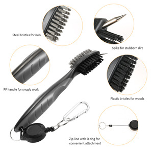 <b>Golf</b> Club Cleaning Kit With Brush Towel Set 60cm X 40cm Convenient For <b>Golf</b> Gear Maintenance - Product Image 2